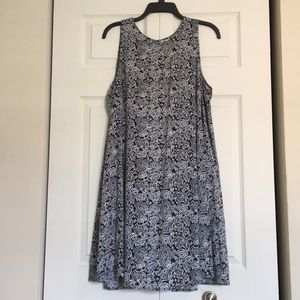 Black and White Old Navy Swing Dress